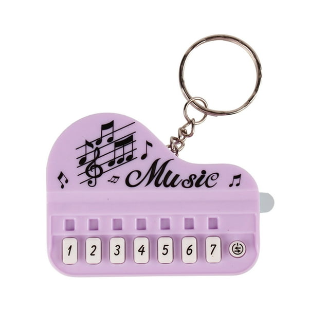 Juguetes Para Niño Mini teclado portátil, consola, llavero colgante para reproducir canciones, piano Juguetes Para Bebe 1 Año