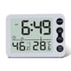 thumbnail image 1 of Advancent Reloj Digital de escritorio, alarma electrónica, termómetro, botón de sala de estar, funcionamiento con batería, temporizador LCD, Type7 NO7 Advancent HA009472-02B, 1 of 6