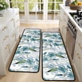 thumbnail image 4 of Kitchen Rugs Sets Of 2,Pioneer Flower Floral Print Pattern Anti Fatigue Kitchen Mat Rugs Non Slip Washable,Decorative Kitchen Floor Mats for Kitchen,Sink,Laundry,17"x47"+17"x47", 4 of 5