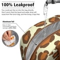 thumbnail image 5 of Womens Cream and Brown Of Leopard Print Lunch Box for Work,Insulated Lunch Bag for Women,Loncheras Para Mujer,Leakproof Adult Lunch Bag for Work,Beach,Travel,Picnic,Camping, 5 of 7