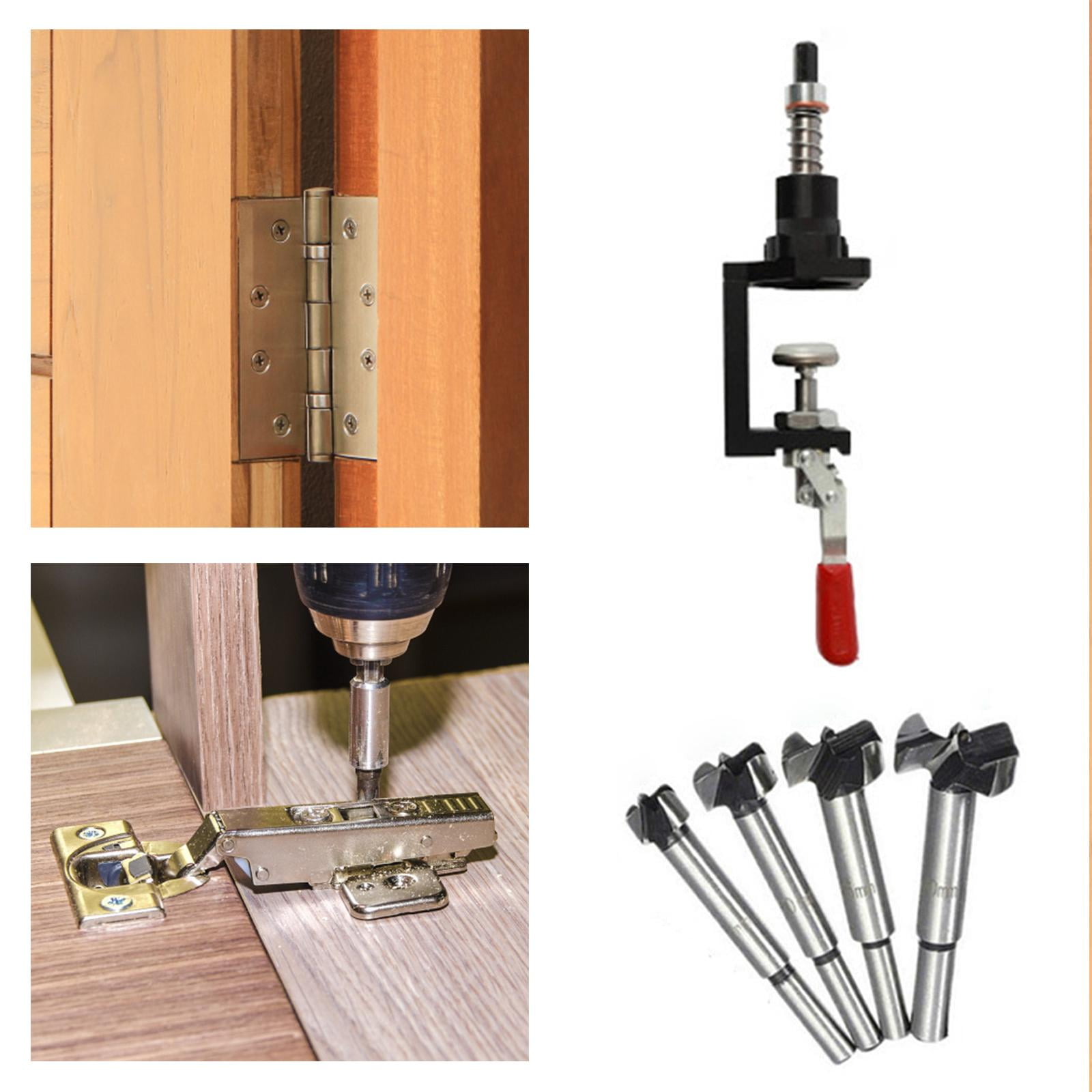 Nishiyuenyi 35mm Hinge Boring Jig Hole Opener Punch Installation Punch Fixture Open Hole for With Drill