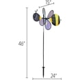 thumbnail image 2 of In the Breeze 2620 — Pivoting Bumble Bee Bug Spinner — Colorful, Fun Wind Spinner and Wind Direction Indicator, 2 of 4