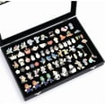 thumbnail image 3 of Bbiamsleep 11x8 Inch Dustproof Enamel Pin Display Case Shadow Box Frame with Hooks for Military Medal Jewelry Pin Badge Collection, Black, 3 of 7