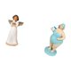 thumbnail image 5 of Figura de ángel en resina, escultura de mujer en traje de baño, estatua coleccionable de oración, adorno ideal para sala de estar, estantería, oficina, 5 of 8