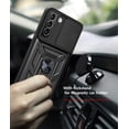 thumbnail image 5 of for Samsung Galaxy S22 Plus Case, Slide Camera Cover with Ring Kickstand Hybrid Armor S22Plus Phone Case Hard Cover Luxury for Galaxy S22 Plus 5G (for Samsung S22 Plus, Red), 5 of 18