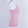 thumbnail image 3 of ZOELNIC Women's Sleeveless Adjustable Built In Bra Padded Bra Tank Tops Camisole, 3 of 6