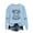 Sky Blue, variant on SHE IS Crewneck Sweatshirts Women Athletic Fall Hoodies for Women Womens Pullover Sweatshirts No Hood Womens Long Sleeve Tops My Orders Placed