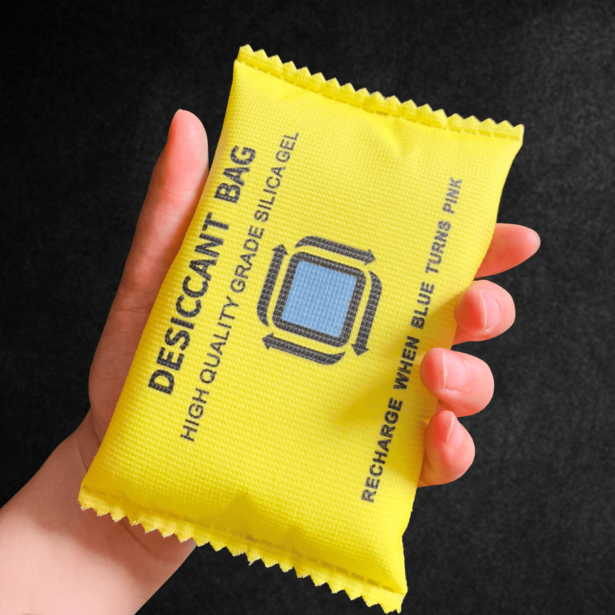 Livease Rechargeable Desiccant Packets, 5 Pack 200g Silica Gel Packs, Moisture Absorbers for Storage