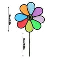 thumbnail image 2 of 31 Inch Sparkly Garden Pinwheels Colorful Reflective Windmill for Yard Decoration and Bird Control Visual Deterrent Device, 2 of 6