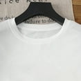 thumbnail image 3 of DPTALR George Women's T-Shirts,Oversized Short Sleeve,Crew Neck,Loose Solid Basic Athletic Tops,Tee,#White,Size S, 3 of 5