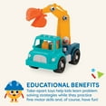 thumbnail image 5 of Battat Take-Apart Crane Construction Toy with 33 Pieces Vehicle Playsets, Toddler and Preschool Toys, 5 of 9