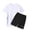 White, variant on PIWHJQK Men Short Sleeve Shorts Athletic Tees Set Men's Colorblock Gradient Short Sleeve Shorts Casual Workout Set Men Outfit Sets
