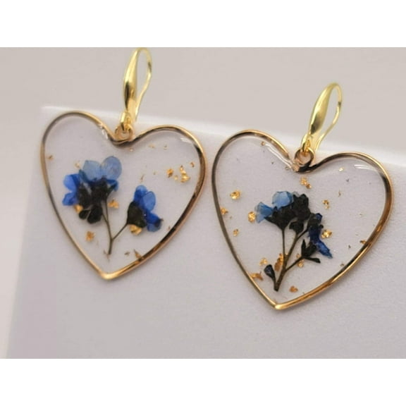 Pressed Wild Flower Earrings | Multi Flower Earrings | Resin Jewelry