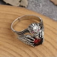 thumbnail image 5 of K-KED Gorgeous 925 Silver Oval Cut Cubic Zircon Ring Women Delicate Jewelry Size 6-10-9-Style 3, 5 of 6