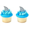 Shark Fin Cupcake Picks Pics Decopics 24 Count