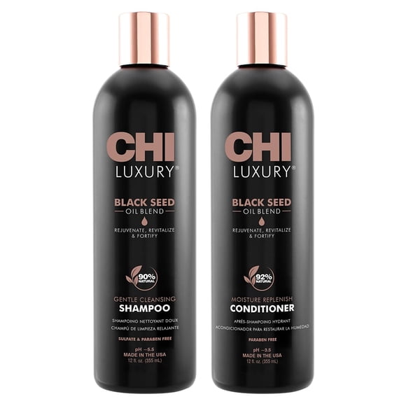Champú y acondicionador CHI Luxury Black Seed Oil 355 ml (paquete de 2)