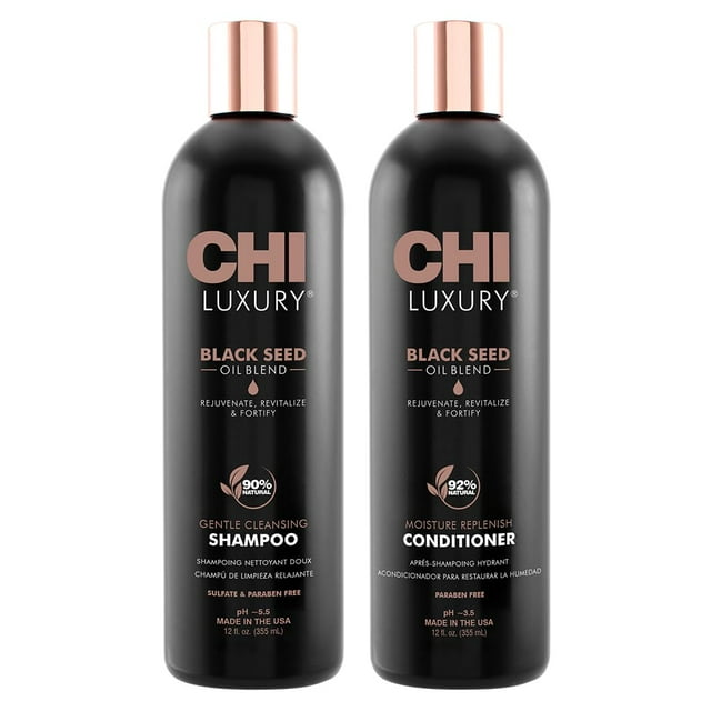 Champú y acondicionador CHI Luxury Black Seed Oil 355 ml (paquete de 2)