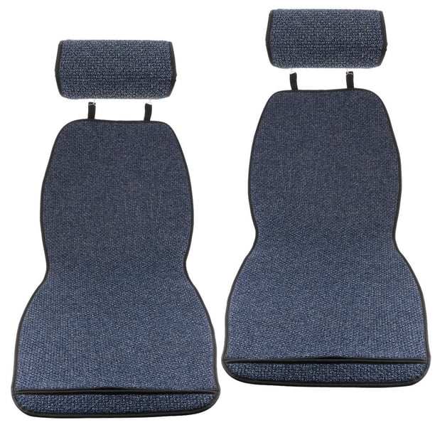 Cubierta Cojín Funda Protectora Asientos Delanteros Coches Azul Zulema