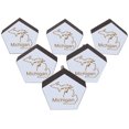 thumbnail image 1 of IBA Indianbeautifulart Boutons de Meubles Gravés Blancs, Lot de 10, 1 of 3