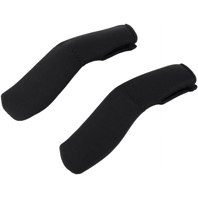 2 uds (negro) funda protectora para cochecito de bebé, mango de bastón, reposabrazos para cochecito, Fundas protectoras elásticas universales a prueba de polvo, protectores de manos para mamá Sincero Electrónica