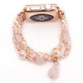 thumbnail image 3 of Banda compatible con Apple Watch 38-40 mm / 42-44 mm, reemplazo de pulsera de ágata hecha a mano elástica para mujeres y niñas para Apple Watch Series / 4/3/ 2/1 Ormromra 2033277-2, 3 of 9