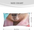 thumbnail image 2 of Kdxio Island Vacation Guinea Pig Pattern Pillowcase with Envelope Closure,20" x 36" Pillow Cases,Gifts for Men or Women-No pillow, 2 of 5