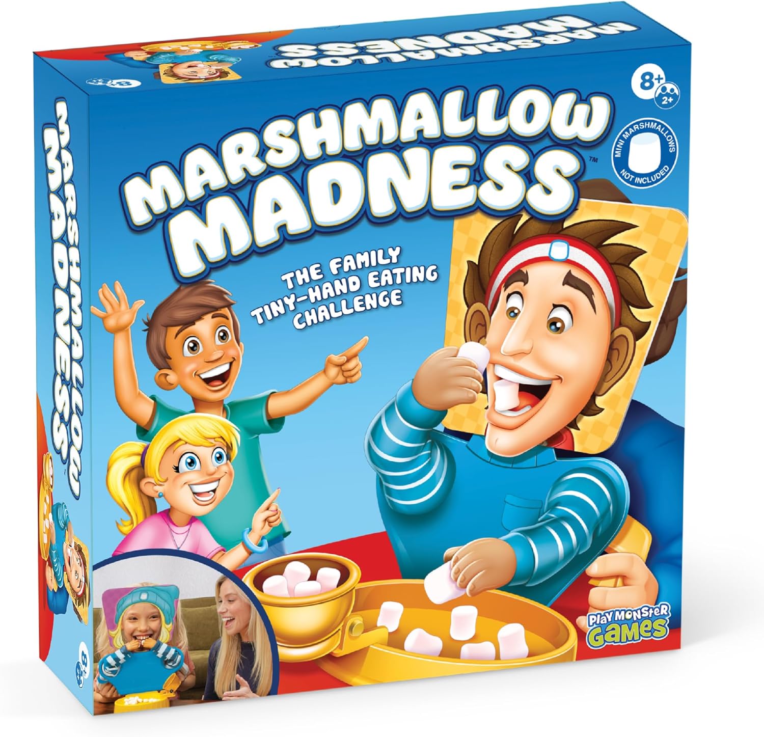 Marshmallow Madness Family Board Game β Exciting Party Game for Kids & Adults, Ages 8+