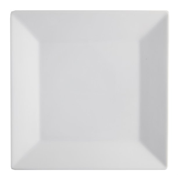 Mainland, Square Dessert Plate, 6"Sq., Porcelain, White