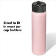 thumbnail image 3 of OXO Strive 24 oz. Insulated Wide Mouth Water Bottle with Straw Lid - Rose Quartz, 3 of 9