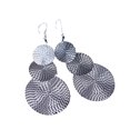 thumbnail image 1 of Pendientes bohemios Estilo vintage Ear oreja Rojoonda Accesorio de moda de la oreja San Valentín Regalo creativo para vacaciones Blanco 1 Par Inevent AP009388-02, 1 of 6