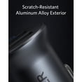 thumbnail image 4 of Chargeur de Voiture, Mini Chargeur de Voiture en Alliage d'Aluminium 24W Double USB, Adaptateur de Voiture en Alliage PowerDrive 2 avec LED Bleue pour iPhone12/11/XR/TP, iPad Pro/Air 2/Mini, Galaxy (Non Compatible avec Charge Rapide), 4 of 4