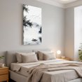 thumbnail image 6 of Traditional Chinese Painting Canvas Wall Art for Living Room Bedroom Bathroom, Black and White Natural Landscape Canvas Art Wall Decor, Artwork for Walls Home Office Decor, 24"x48", 6 of 9