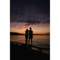 thumbnail image 3 of Mossholder, Tim 13x18 Black Modern Framed Museum Art Print Titled - Couple Silhouette, 3 of 5