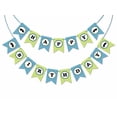 thumbnail image 1 of Inkdotpot Birthday Party DecorationsHappy Birthday Party GarlandBaby Boy Little ManPennant Banner Flag, 1 of 7