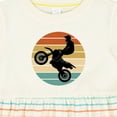 thumbnail image 4 of Inktastic Dirt Biking Motocross Retro Girls Baby Dress, 4 of 5