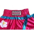 thumbnail image 4 of FLUORY Muay Thai Shorts Free Combat Mixed Martial Arts Boxing Training Match Pants Bow Solid Color Shorts, 4 of 6