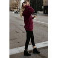 thumbnail image 4 of 2023 Womens Oversized Sherpa Pullover Hoodie with Pockets Fuzzy Fleece Sweatshirt Tie Dye Fluffy Coat, 4 of 10