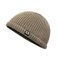 thumbnail image 2 of Men Women Beanie Hat Warm Knitted Cap Soft Cozy Winter Hat for Fall Winter Outdoor Cold Weather, 2 of 6