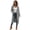 Gray, variant on Long Cardigan Sweaters for Women Plus Size Duster Hooded Chunky Cardigan Light Long Sleeve Cable Knit Sweater Warm Open Front Fall Jacket with Pockets Yellow S
