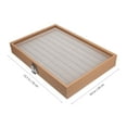thumbnail image 3 of OUNONA Jewelry Storage Container made of Wooden for Dresser Table Use Jewelry 1Pack, 3 of 4