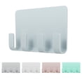 thumbnail image 1 of Wall Mount Holder PP Plastic 3Pcs Adhesive Tape Installation, 1 of 7