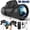 80x100 - Black, variant on BFVV Monocular 80x100 High Magnification 22mm Fmc Lens, Compact Night Vision Mono Binoculars for Adults Outdoor - Bird Watching, Hunting, Travel, Hiking