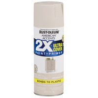 2-Pack Value - Rust-oleum american accents ultra cover 2x satin smoky beige spray paint and primer in 1, 12 oz
