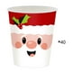 thumbnail image 2 of Artículos para fiestas navideñas: platos desechables de 9 pulgadas, 20 platos irregulares, 40 vasos de papel, 40 pañuelos, 20 manteles decorativos., 2 of 5