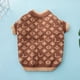 thumbnail image 1 of Luxury Dog Clothes Fashion Pet Sweater Dog Knitted Sweater Pomeranian Clothes Schnauzer Cardigan Sweater Dog Apparel Costumes ShopWise Round, 1 of 21