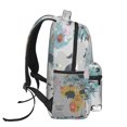 thumbnail image 3 of Honeii The World Map with Cartoon Animals Print Backpack for Both Men and Women, Basic Bookbag for College, Work, or Travel,Rucksack Computer Bag-One Size, 3 of 5
