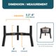 thumbnail image 4 of Soporte Triangular para Perros SHAINFUN Metal Plegable y Portátil Pequeño, 4 of 6
