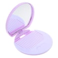 thumbnail image 1 of Espejo portátil con forma de galleta de chocolate, espejo compacto para maquillaje con peine, ideal para viajes, mini espejo para bolso de bolsillo, 1 of 7