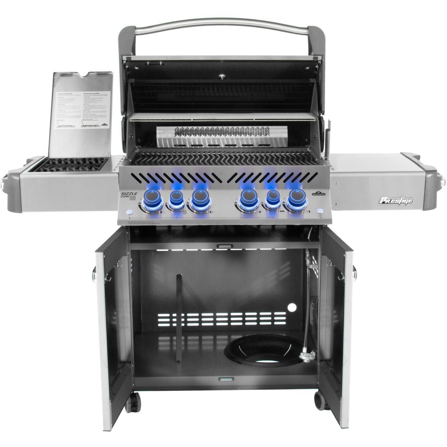 Napoleon Prestige 500 Propane Gas Grill With Infrared Rear Burner And Infrared Side Burner - image 4 of 6