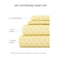 thumbnail image 2 of Comfort Canopy - Sábanas de Microfibra con Estampado de Panal Amarillo de 4 Piezas para Ropa de Cama Tamaño King, 2 of 11